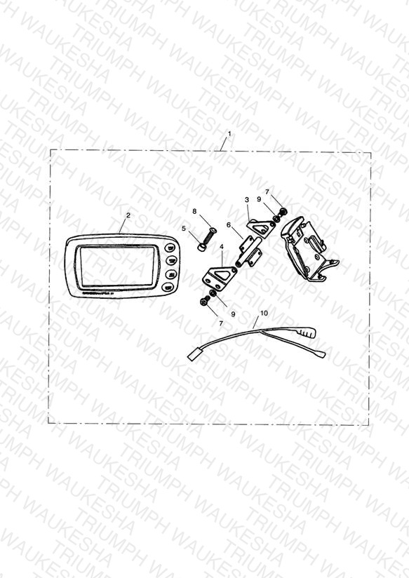 GPS Fitting Kit (To suit Garmin Streetpilot Motorcycle Mount)