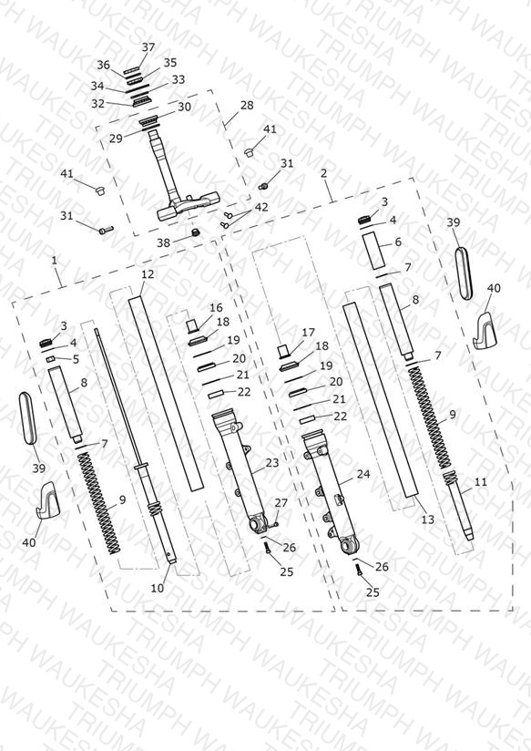 Front Forks & Lower Yoke