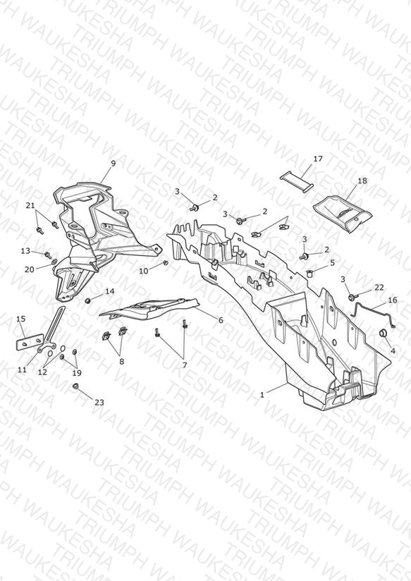 Rear Mudguard & Battery Box