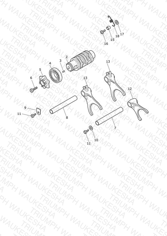 Gear Selector Drum