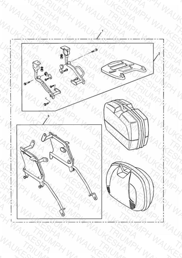 2 Pannier Complete Luggage System