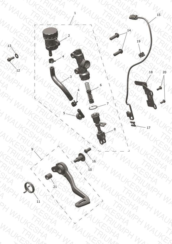 Rear Brake Master Cylinder
