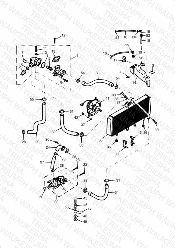 Cooling System 955cc Engine
