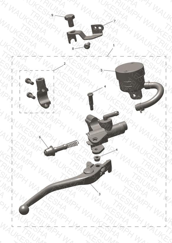 Front Master Cylinder Assy