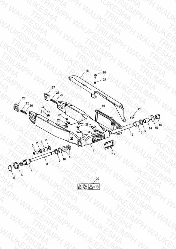 Swinging Arm Double sided swingarm » 161317