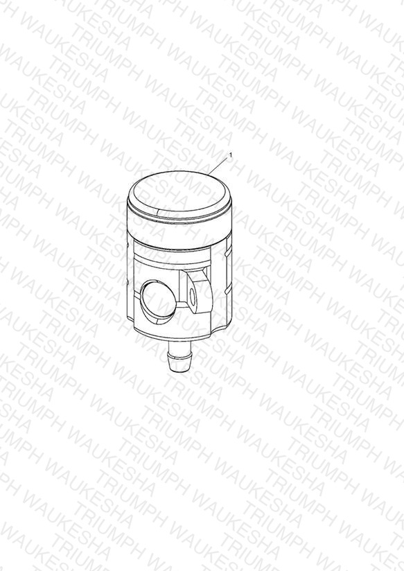 Brake Reservoir, Rear, Type 3