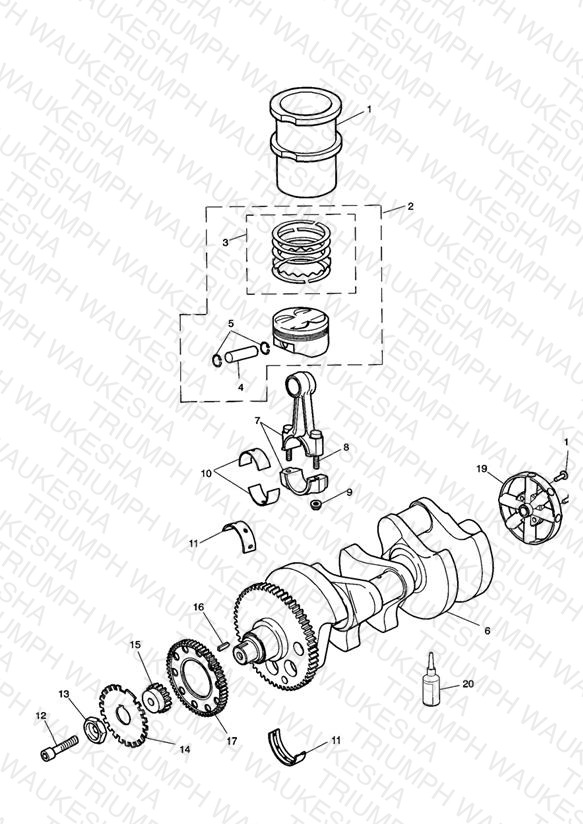 Crankshaft/Conn Rod/Pistons and Liners