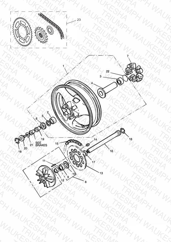 Rear Wheel/Final Drive 16922 »