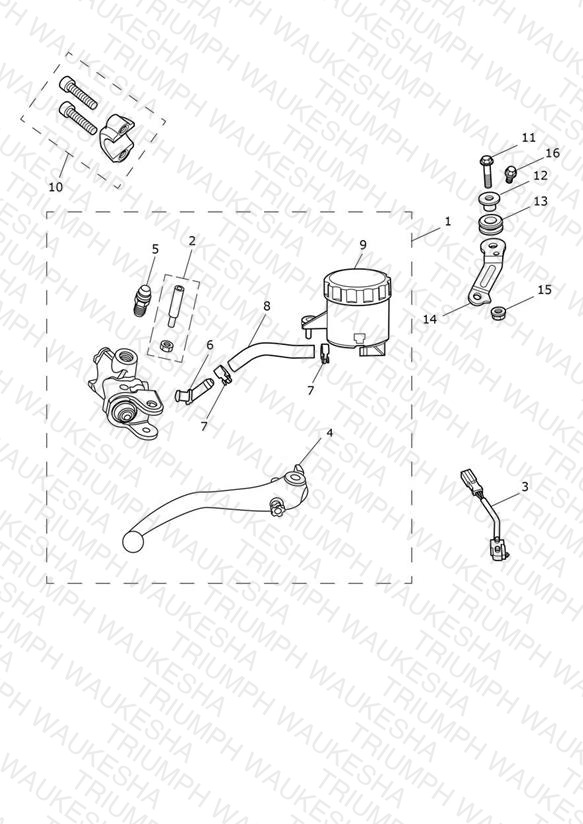 Front Brake Master Cylinder & Hoses