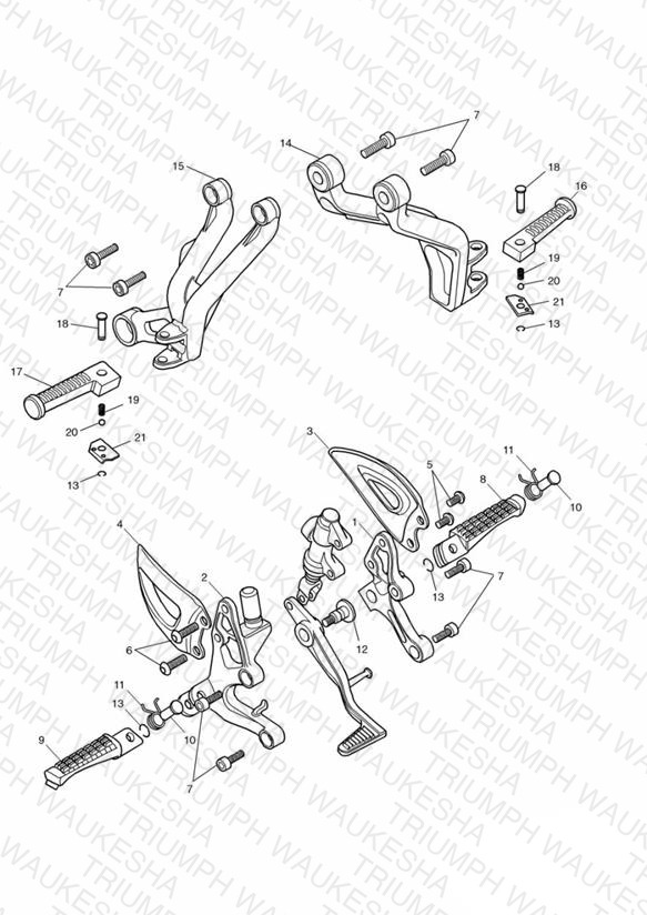 Footrests & Mountings 186151 »