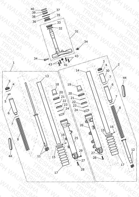 Front Forks & Lower Yokes
