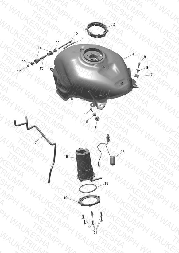 Fuel Tank, Fuel Pump & Fittings
