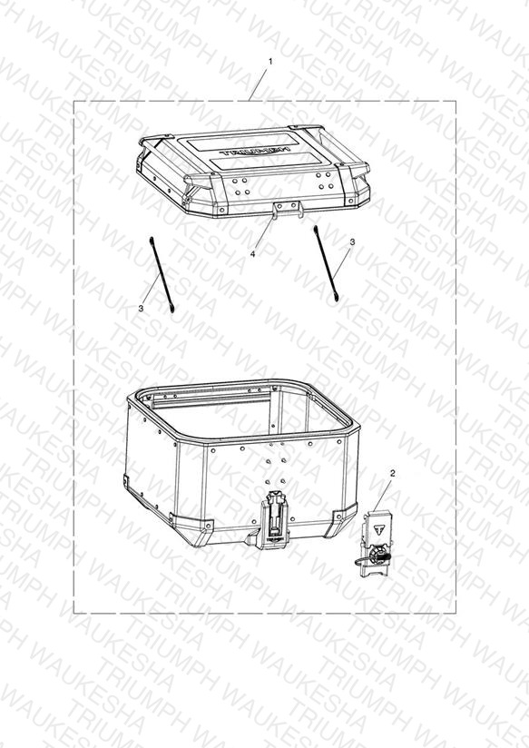 Top Box, Aluminium, Slv, KL