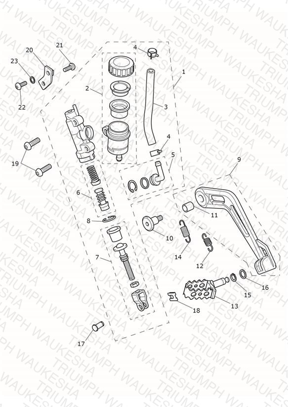 Rear Brake Master Cylinder
