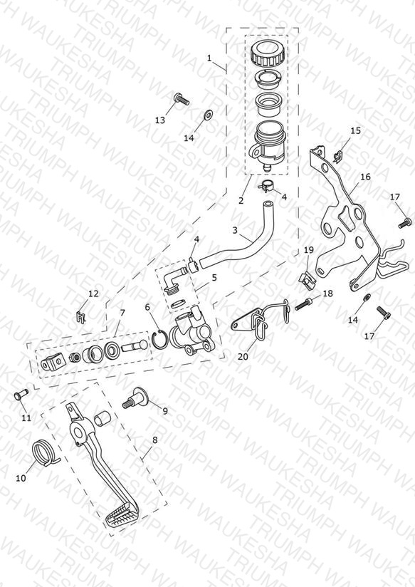 Rear Brake Master Cylinder