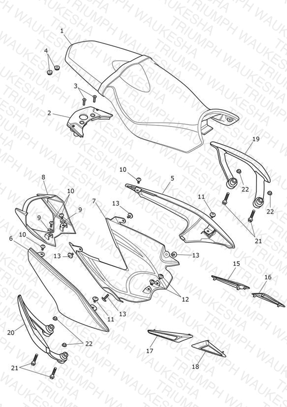 Rear Bodywork & Seat