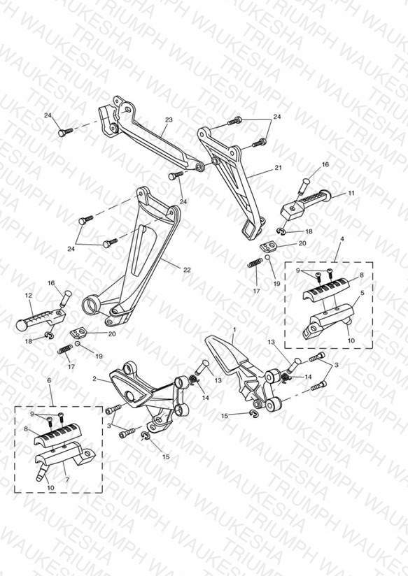 Footrests & Mountings