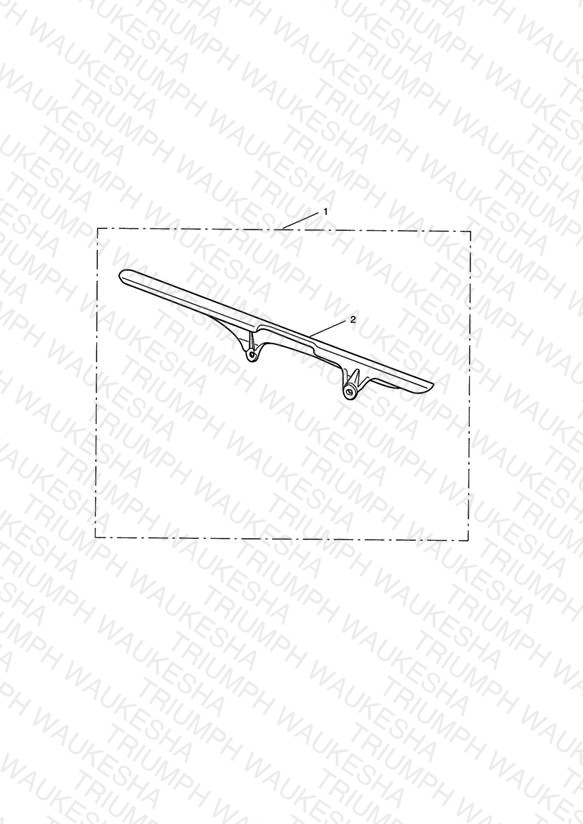 Upper Chain Guard, Carbon Fibre