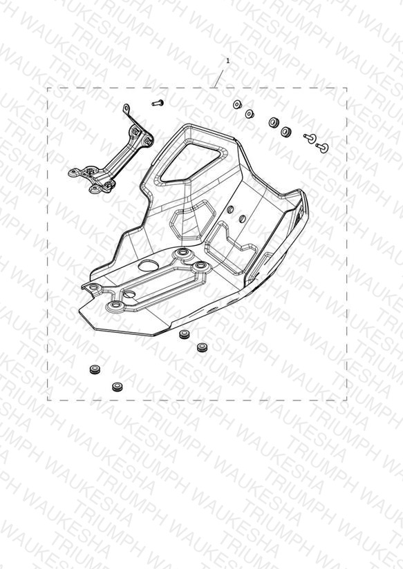 Sump Guard Kit, Aluminium,