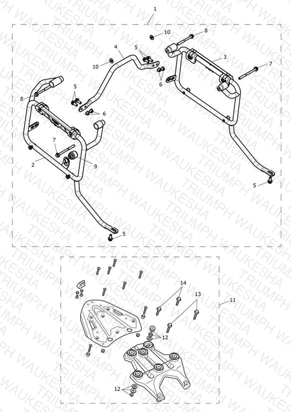 Luggage Mounting System - BR Only AV3319 >