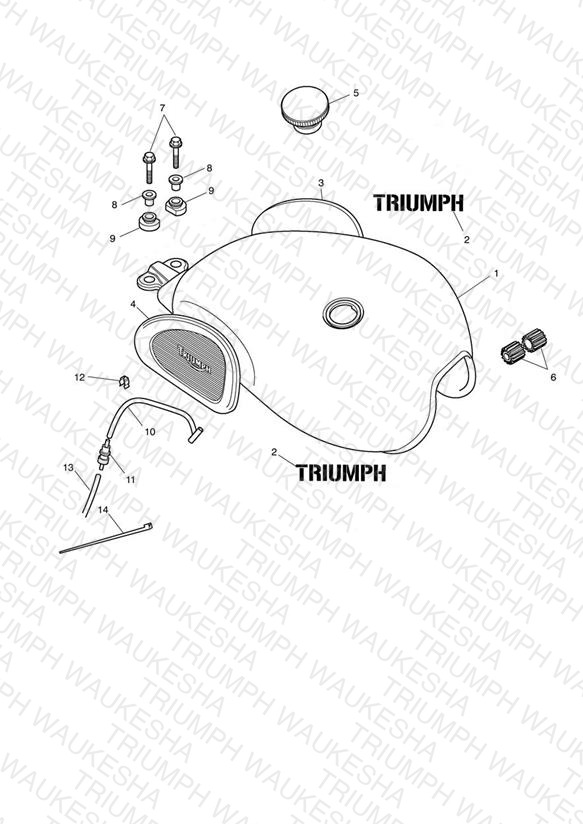 Fuel Tank & Fittings - Steve McQueen Edition