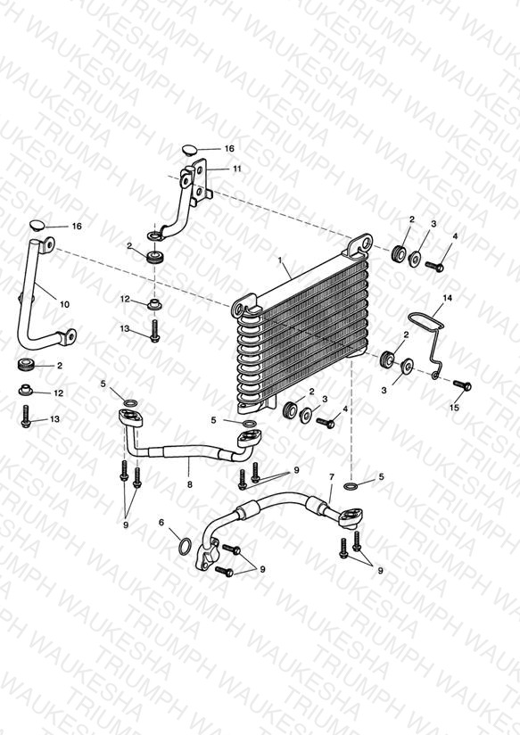 Oil Cooler > Eng No 261327