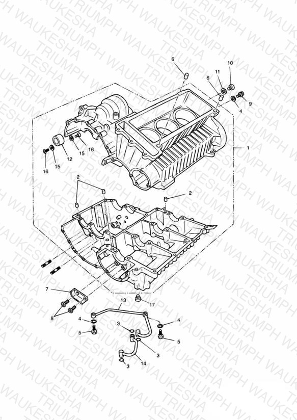 Crankcase 3 Cylinder