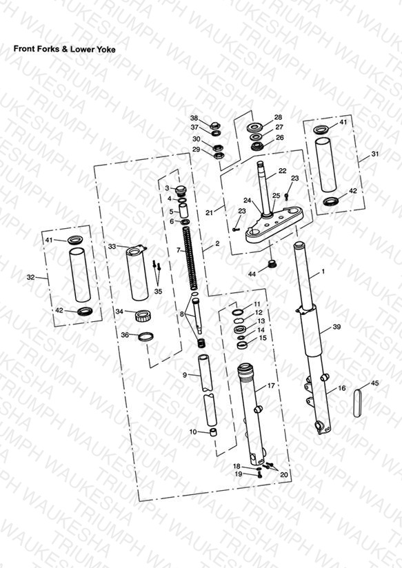 Front Forks & Lower Yoke