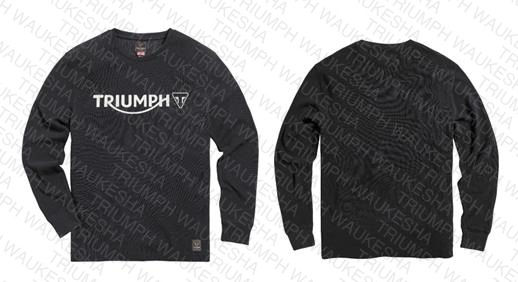 BETTMANN L/S WAFFLE BLACK T-SHIRT