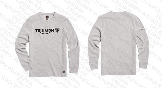 BETTMAN L/S WAFFLE T-SHIRT GREY MARL