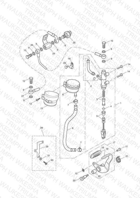 Rear Brake Master Cylinder