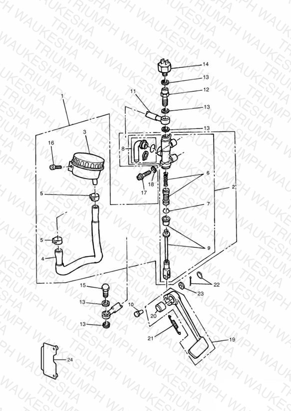 Rear Brake Master Cylinder