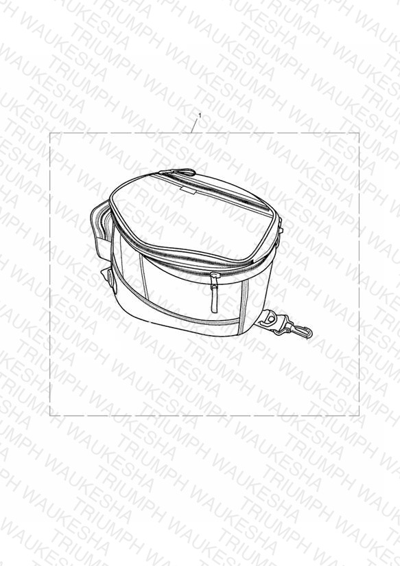 Magnetic Tank Bag, 10-16 L