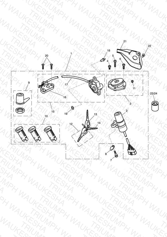 Ignition Switch & Lock Set