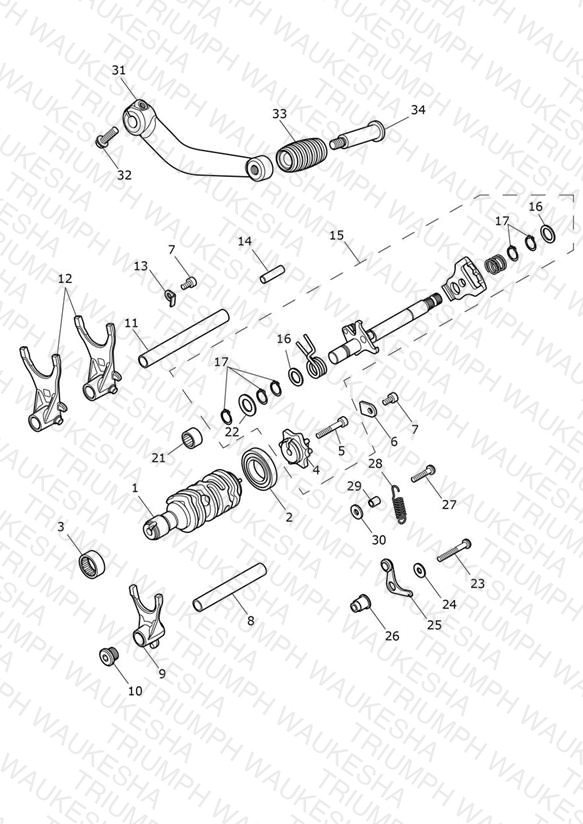 Gear Selectors & Pedal