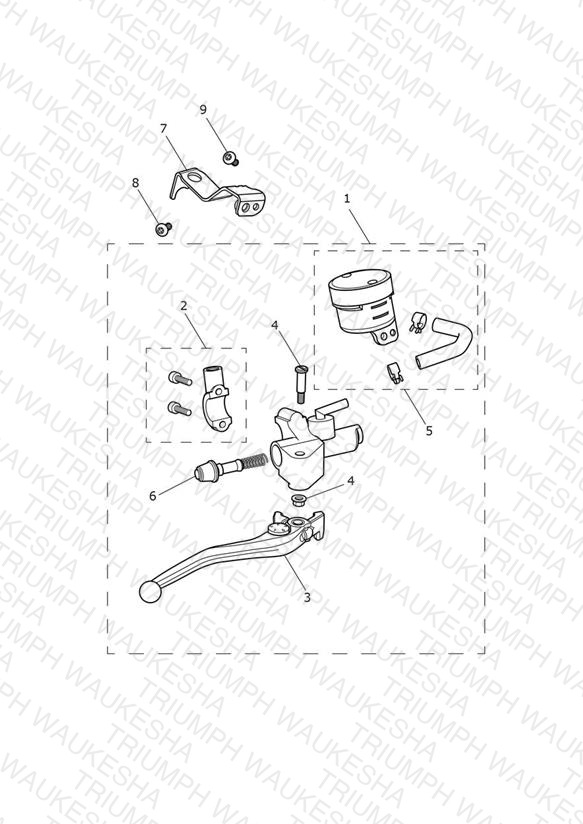 Front Master Cylinder Assy