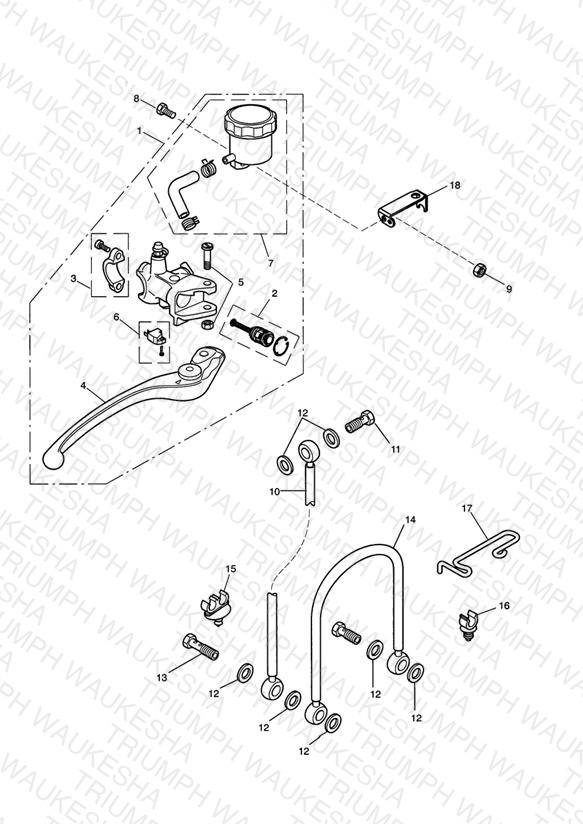 Front Brake Master Cylinder & Hoses
