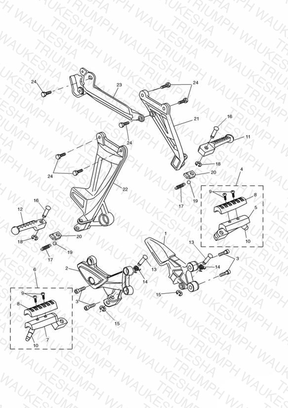 Footrests & Mountings