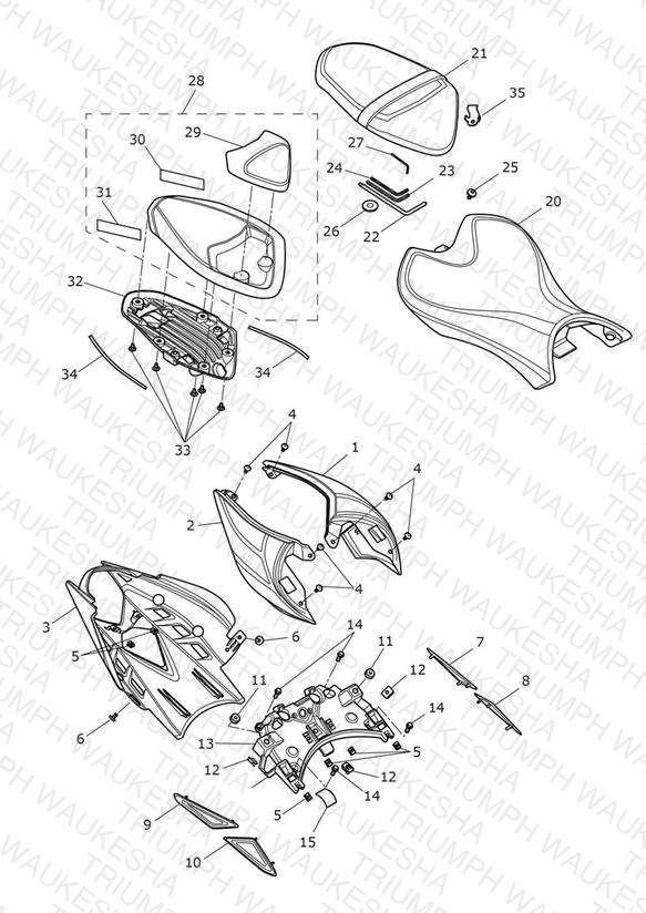 Rear Bodywork & Seat