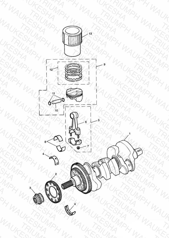 Crankshaft/Conn Rod/Pistons and Liners