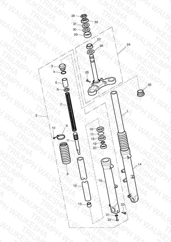 Front Forks & Lower Yoke