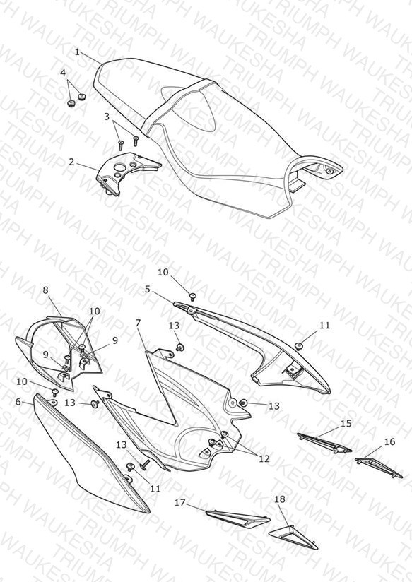 Rear Bodywork & Seat