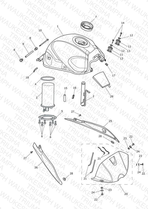 Fuel Tank/Fuel Pump Fittings