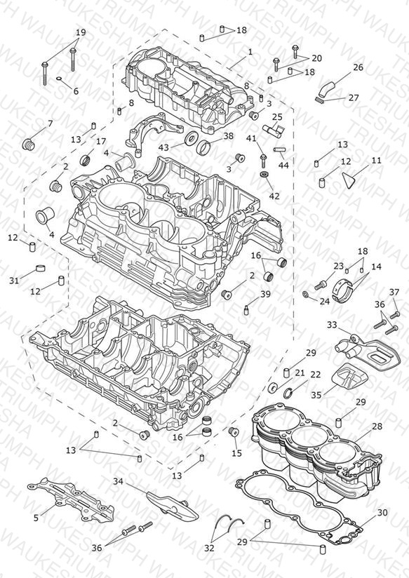Crankcase & Fittings