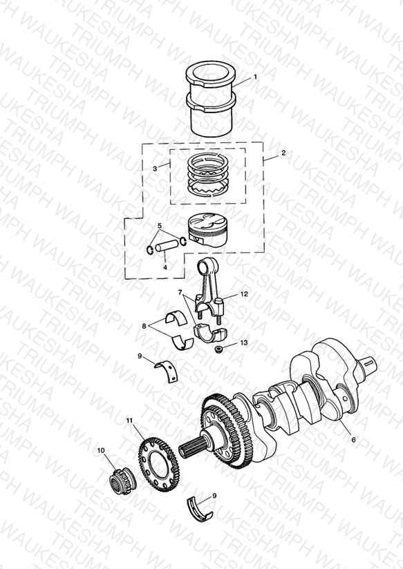 Crankshaft/Conn Rod/Pistons and Liners