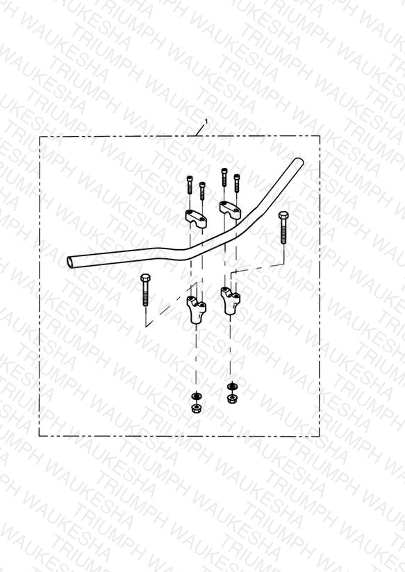 Oversize Handlebar Kit, Gold