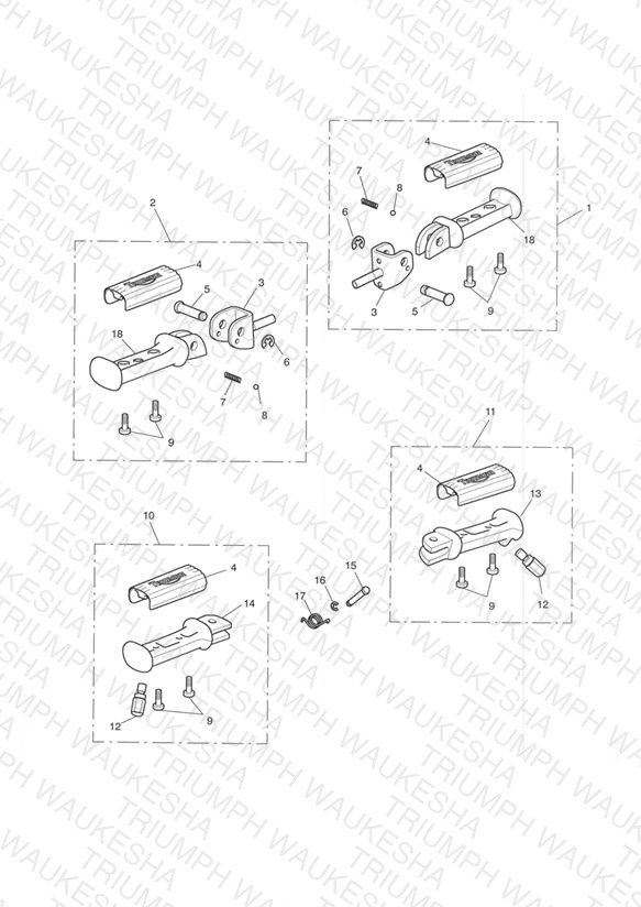 Footrests & Mountings