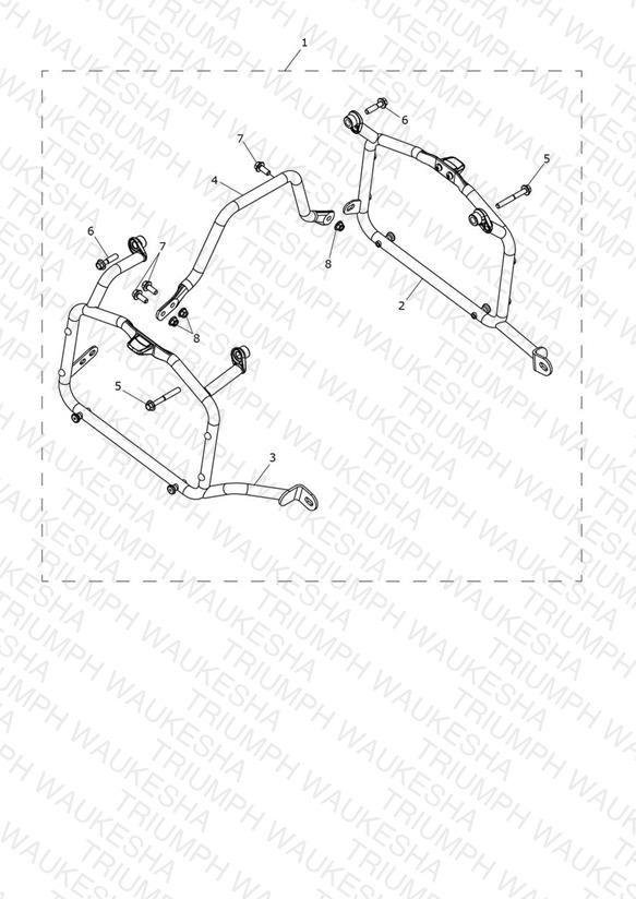Pannier Mounting Frame, Trekker Kit