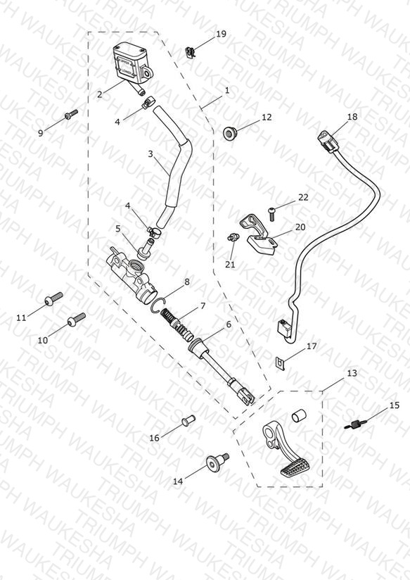 Rear Brake Master Cylinder