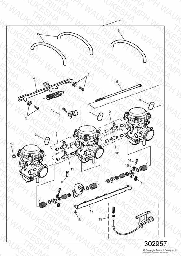 Carburettors US California models only ENG NO 55616 »
